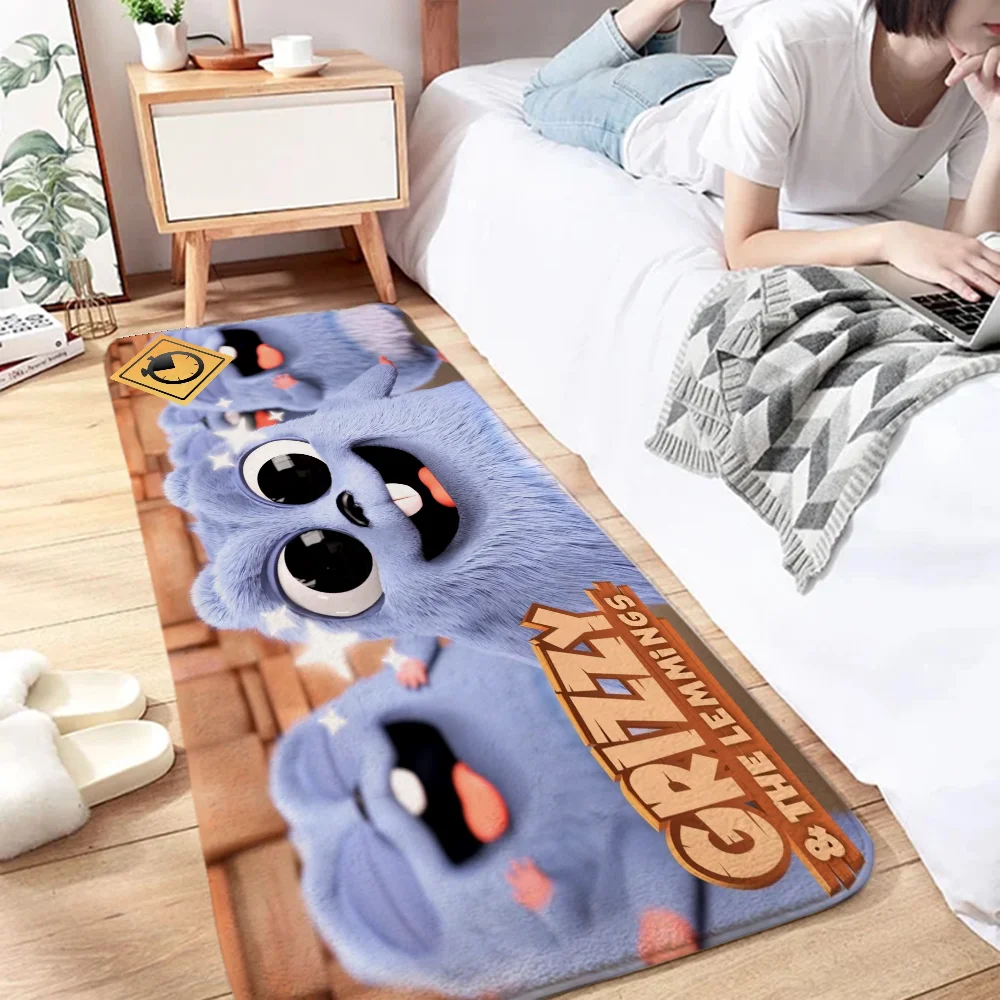 G-grizzy and the Lemmings Carpets Cute Rug Living Room Floor Carpet Custom Bath Mats House Entrance Mat Home Rugs Foot Kitchen