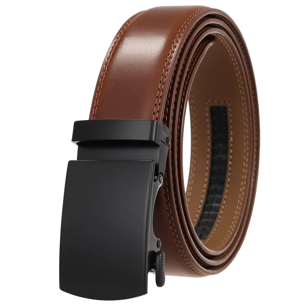 Männer Gürtel Echtes Leder Strap Männlich Bund Automatische Schnalle Business Gürtel für Männer Hohe Qualität Gürtel Gürtel Für Jeans – Detail 37