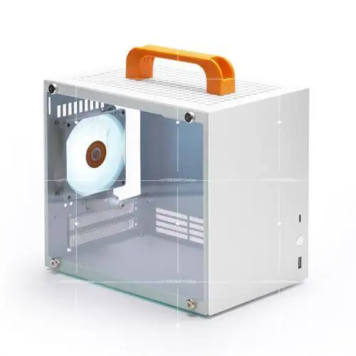 K66 Youth Edition ITX Small Case, Portable Desktop Esports Computer Host Case