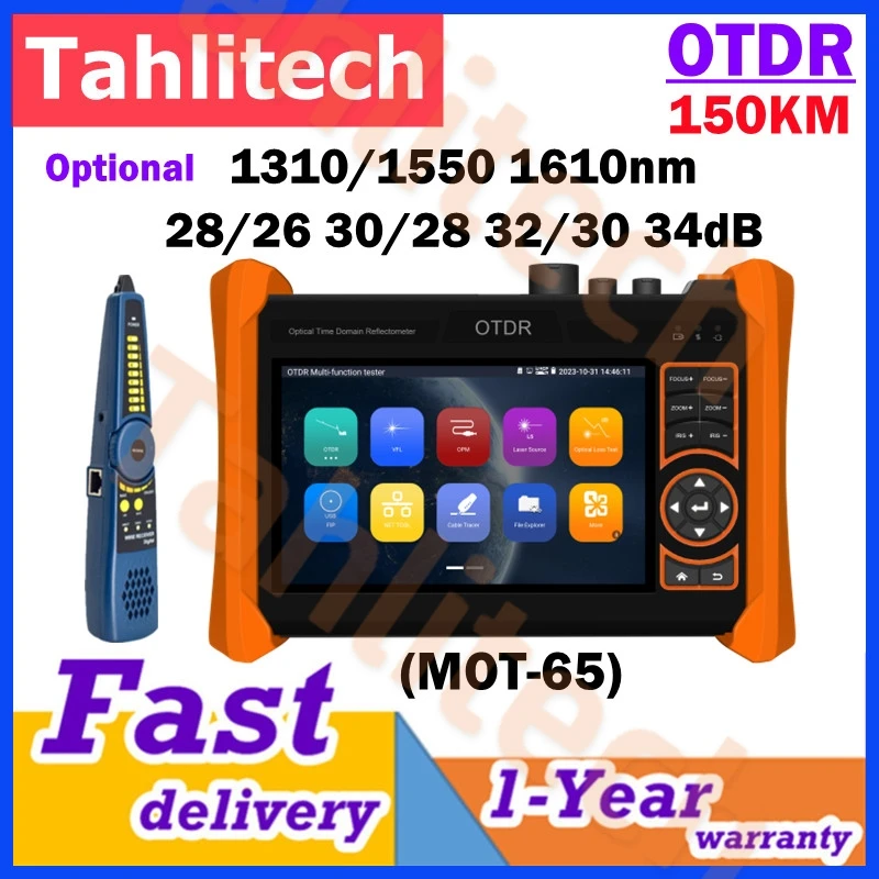 

MT-6510 5.5" CCTV IPC Camera Tester With OTDR Test All in one OPM VFL OLS Event Map Ethernet Fiber UTP Cable Tester
