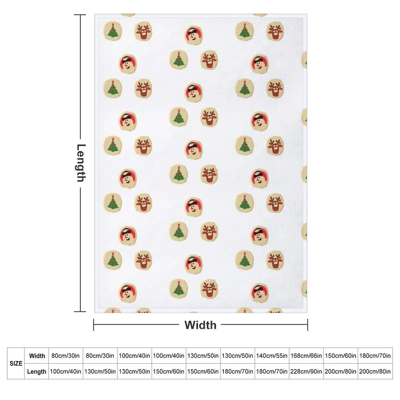 Pillsbury Christmas Cookies Throw Blanket For Baby Thin manga Bed Fashionable bed plaid Warm Blankets