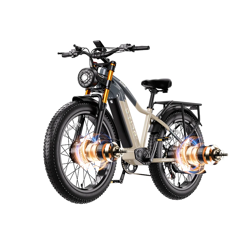 OTIDA NEW RX50 Geländegängiges Leistungsstarkes Elektrofahrrad mit Doppelmotoren, 48V20AH Lithium-Batterie, 26 Zoll 4.0 Fat Tire E-Bike, Elektro-Mountainbike für Erwachsene.