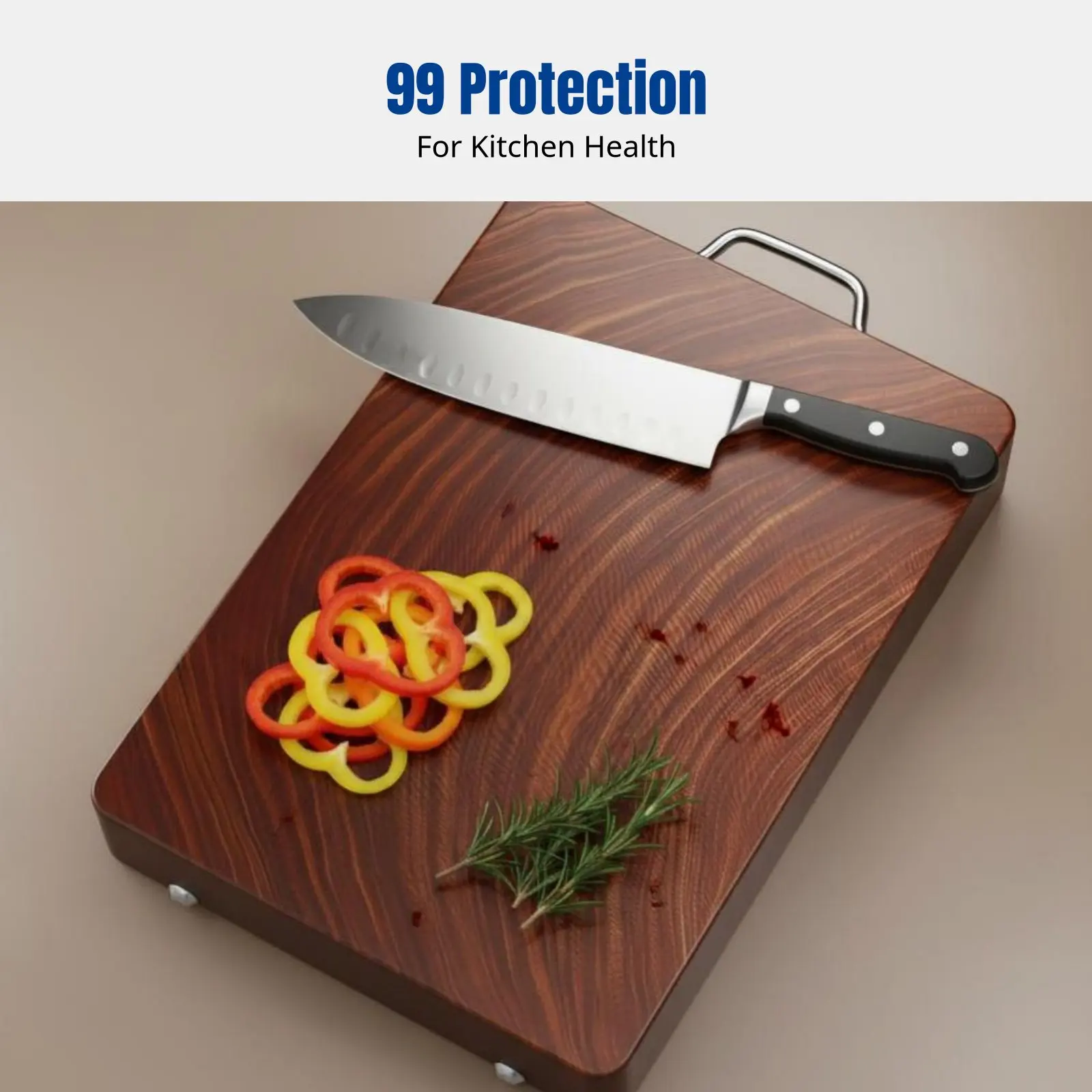 

Антибактериальная разделочная доска из черного железного дерева, утолщенная, из твердой древесины, устойчивая к микроорганизмам, для домашней кухни