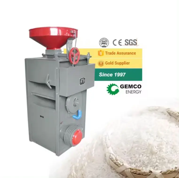 Commercial home use portable rice milling machine