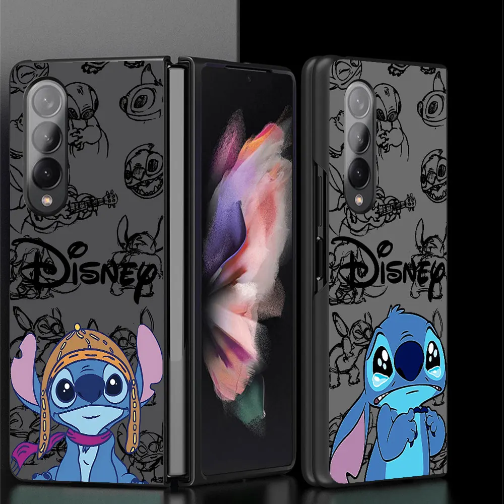 Back Capa Phone Case for Samsung Galaxy ZFold4 Z Fold5 ZFold6 5G Z Fold3 Z Fold4 Shockproof Cases Cover Stitch The Baby Disney