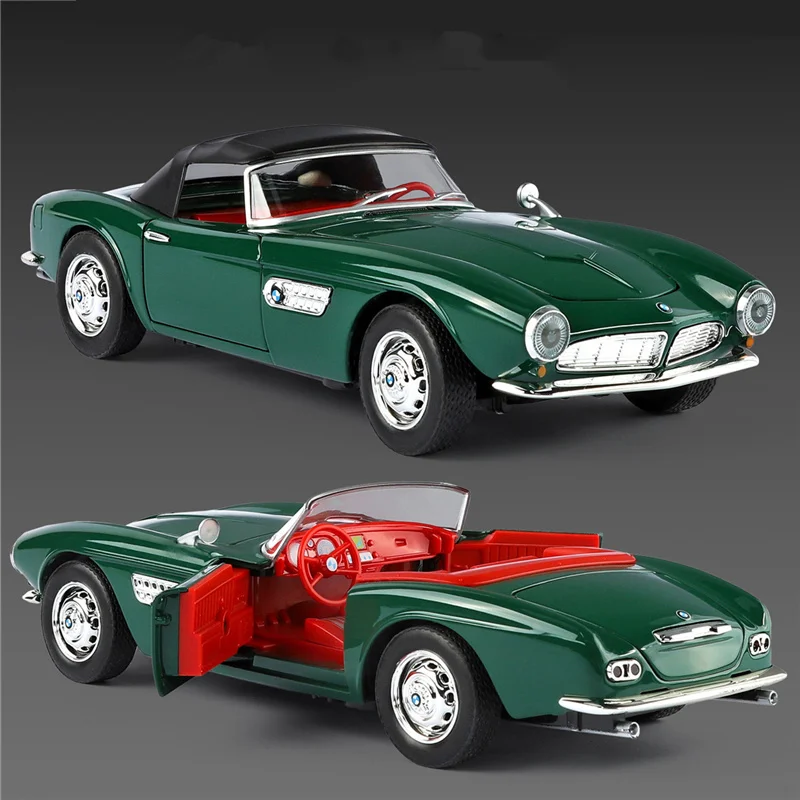 1:24 507 liga conversível modelo de carro esportivo diecasts metal clássico retro carro veículos modelo simulação coleção crianças brinquedos presente