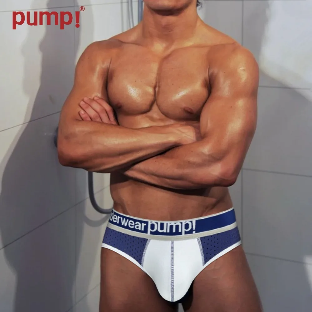 1-4PCS Sexy Men's Briefs Mesh Sports Breathable Men Underwear Hip Raise Low Waist Slim Fit Big U Pouch Underpant Male Triangle