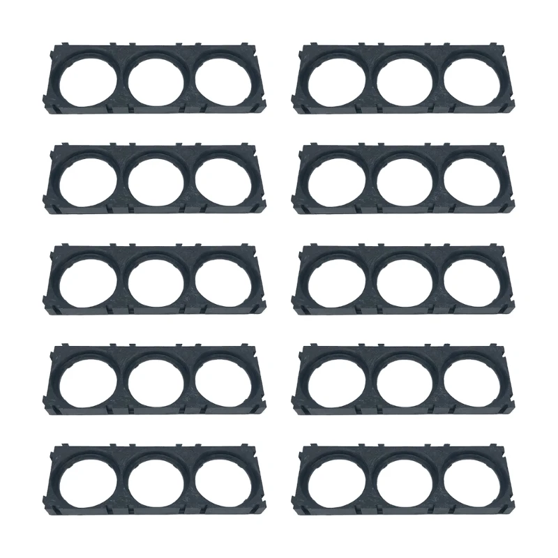 10pcs 33140 Lithium Battery Holder, ABS Battery Pack Brackets Fireproof Cell Spacer Solid Frame Fireproof Material Rack