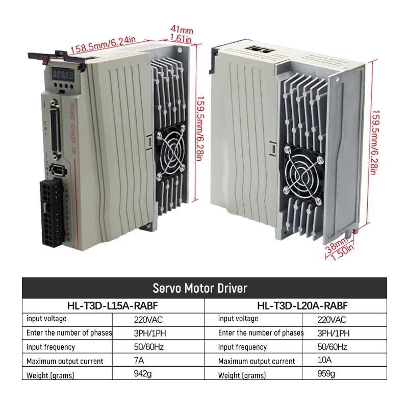 Kit Motor Servo 220V Torsi Tinggi dengan Kit Pengendali Driver Motor Kit Motor Stepper untuk Router CNC Mesin Ukiran Printer 3D