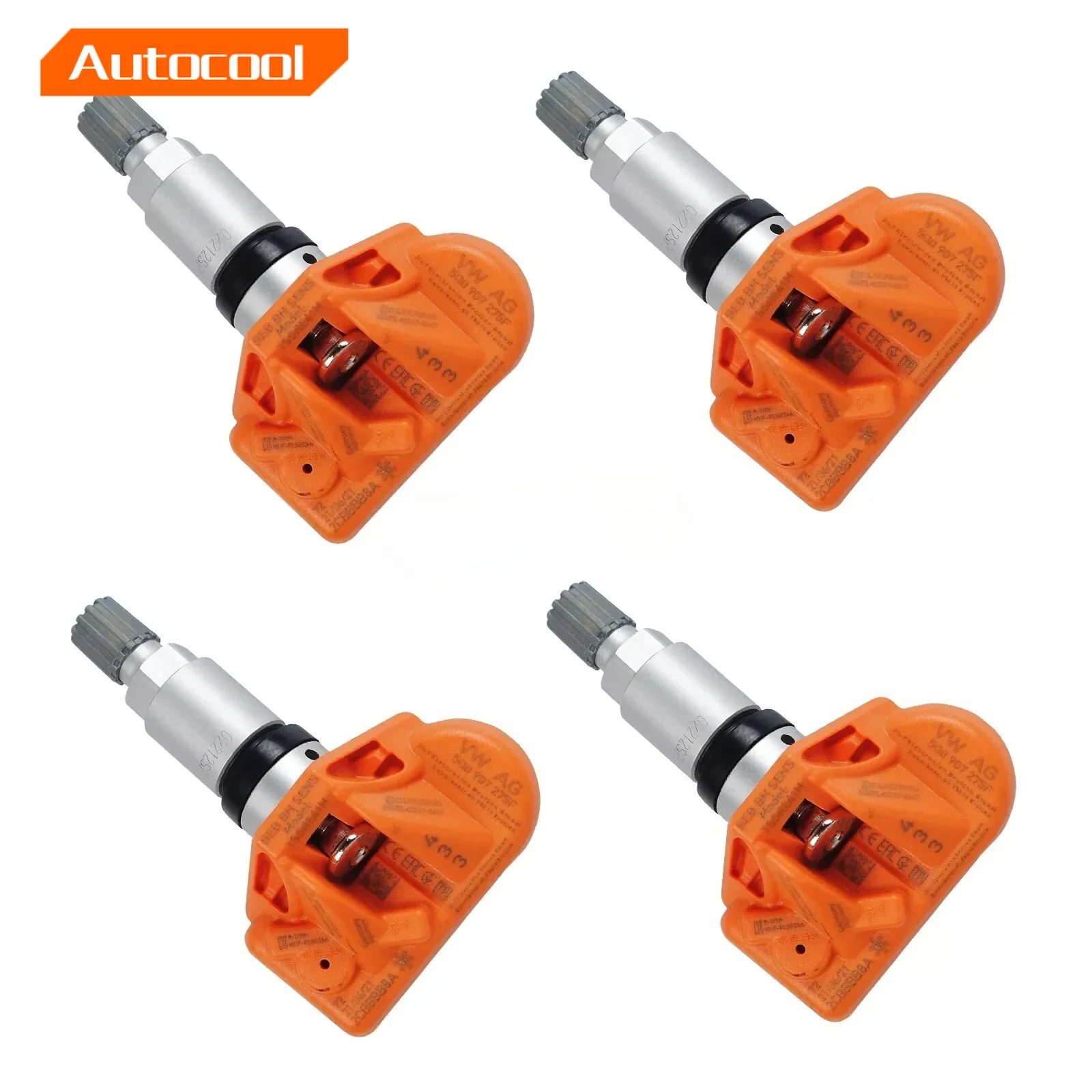 4PCS 5Q0907275F Tire Pressure Monitoring System Sensor For Audi RS3 SKODA Kodiaq PORSCHE 718 VW Arteon Golf Eos Magotan Jetta