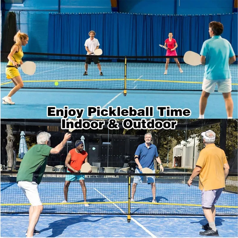 

ZOCO 22FT Regulation Size Portable Pickleball System with Carrying Bag, Balls Pickleball Net Set for Outdoor Backyard Driveway
