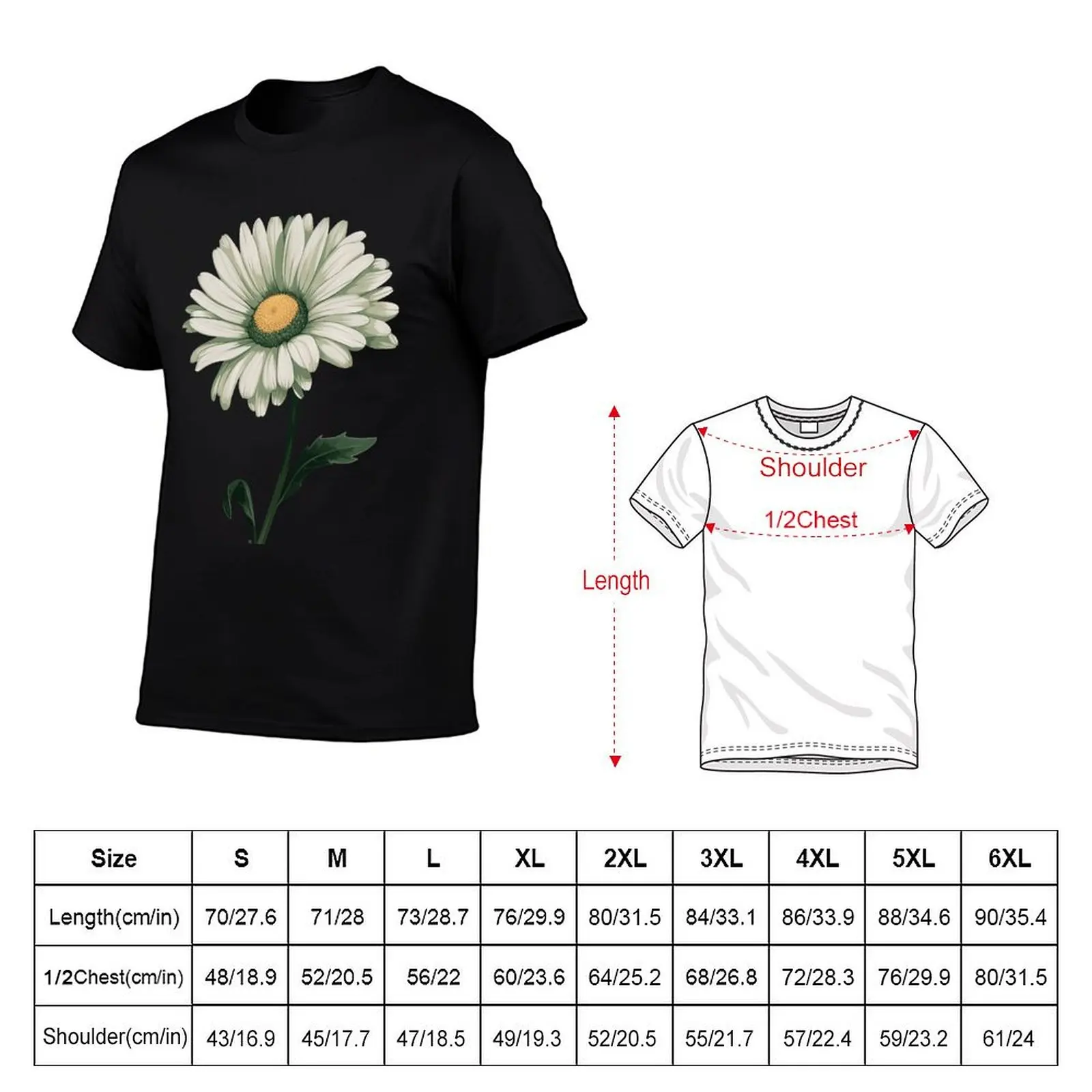 100 Daisy man camiseta personalizada de algodão para camiseta por cento camisa camiseta