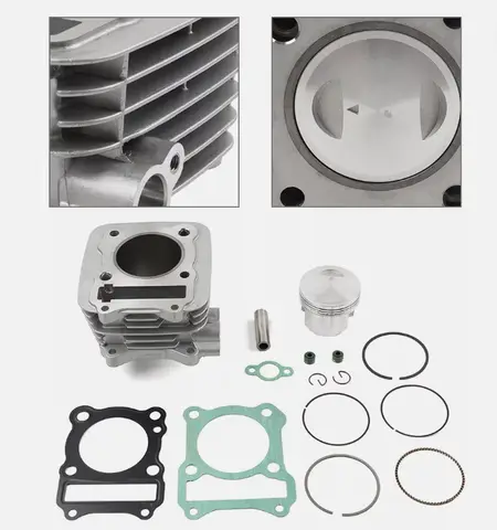 Högkvalitativ 62MM MOTOCYCLE Big Bore Cylinderkolvsats 150CC För Suzuki GN125 EN125 GS125 GZ125 DR125 TU125 KLX125 GN GS150 10 best sales Susuki GN 125 - №6