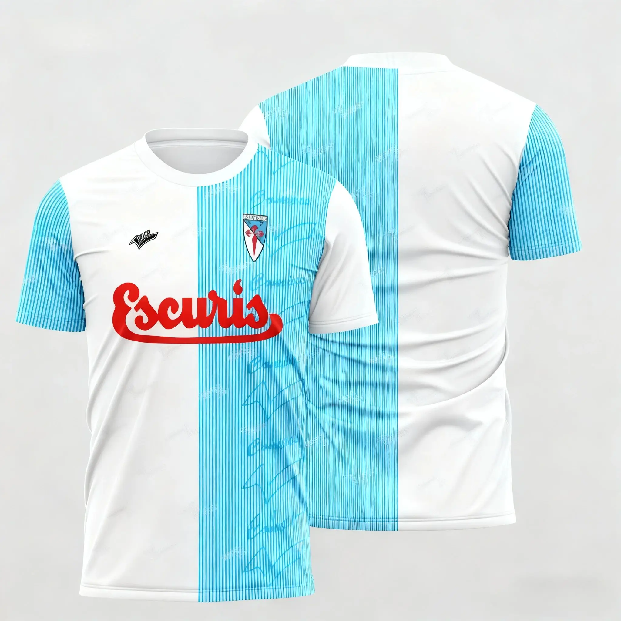 レトロカジュアルTシャツは快適で通気性があり、スペインのサッカーファンに適しており、毎日の通勤に適しています。カップルスタイルです。