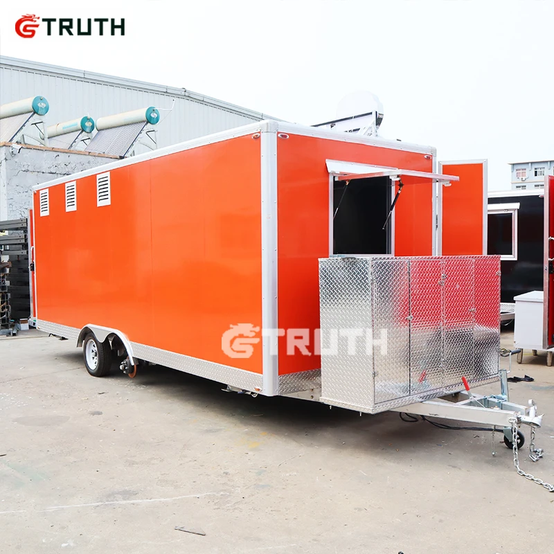 

Promotion Hot Dog Cart Truck Churros Cart Food Vending Cart Mobile Kitchen Catering Food Trailer