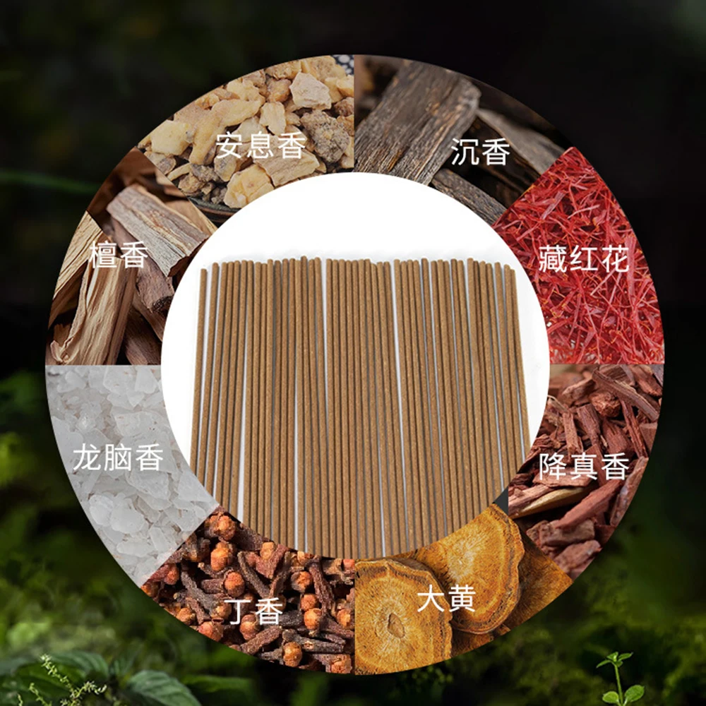 Natural Tibetan Incense, Five directions Jambhala incense stick, Household Fortune Medicinal Incense, Ancient handmade incense