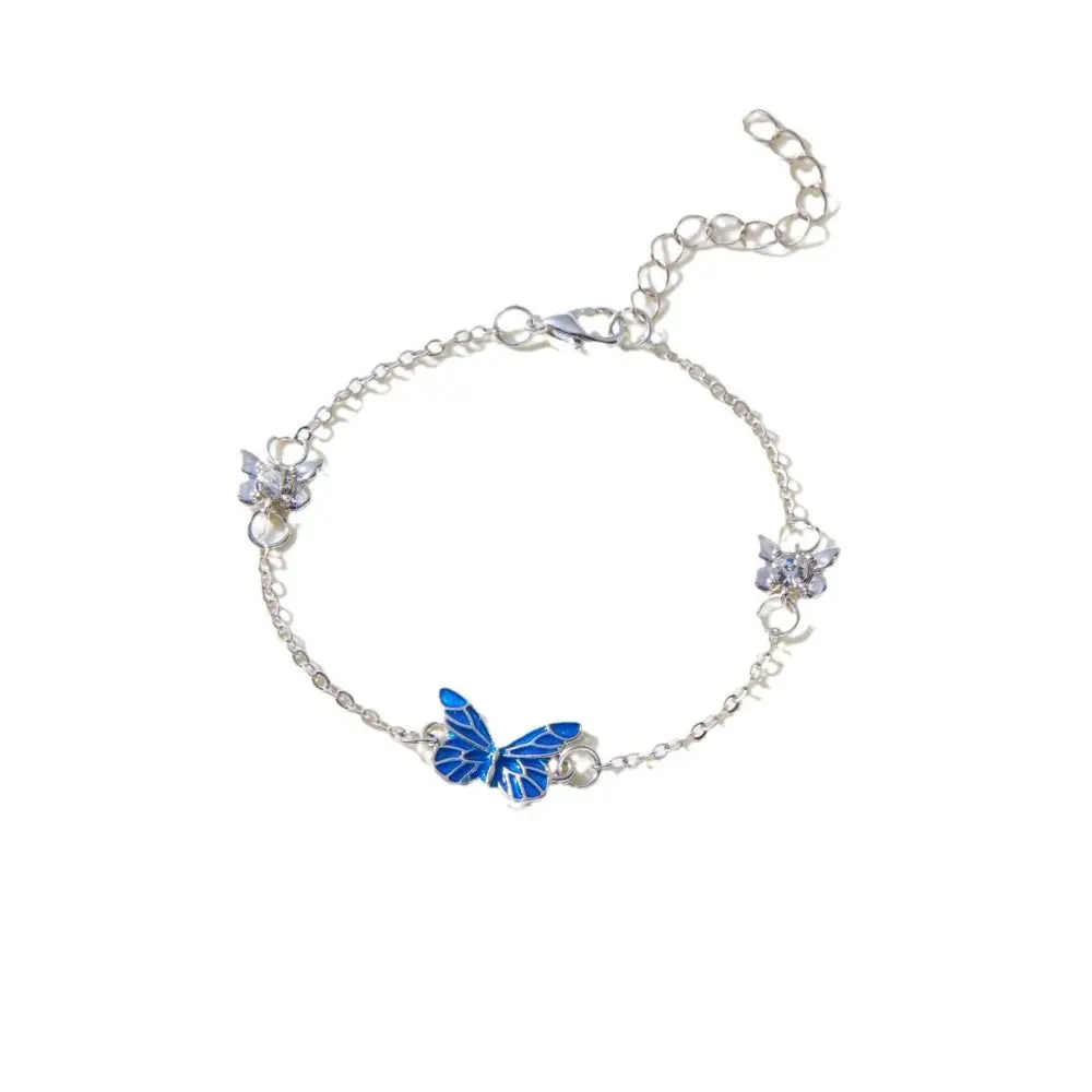 Luminous Design Luminous Butterfly Butterfly Shape Alloy Glow in Dark Pendant Lightweight Dreamy Blue Color Butterfly Bracelet