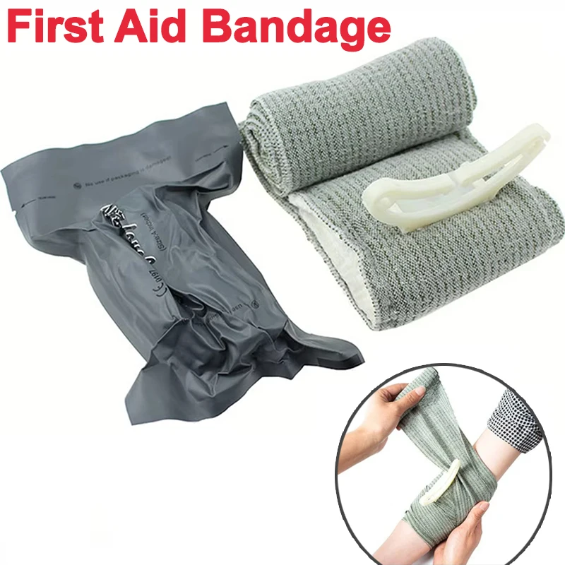 2026 4/6 Inch Medical Trauma Kit Outdoor Camping First Aid Israeli Bandage IFAK Trauma Wound Care Emergency Safety Protection