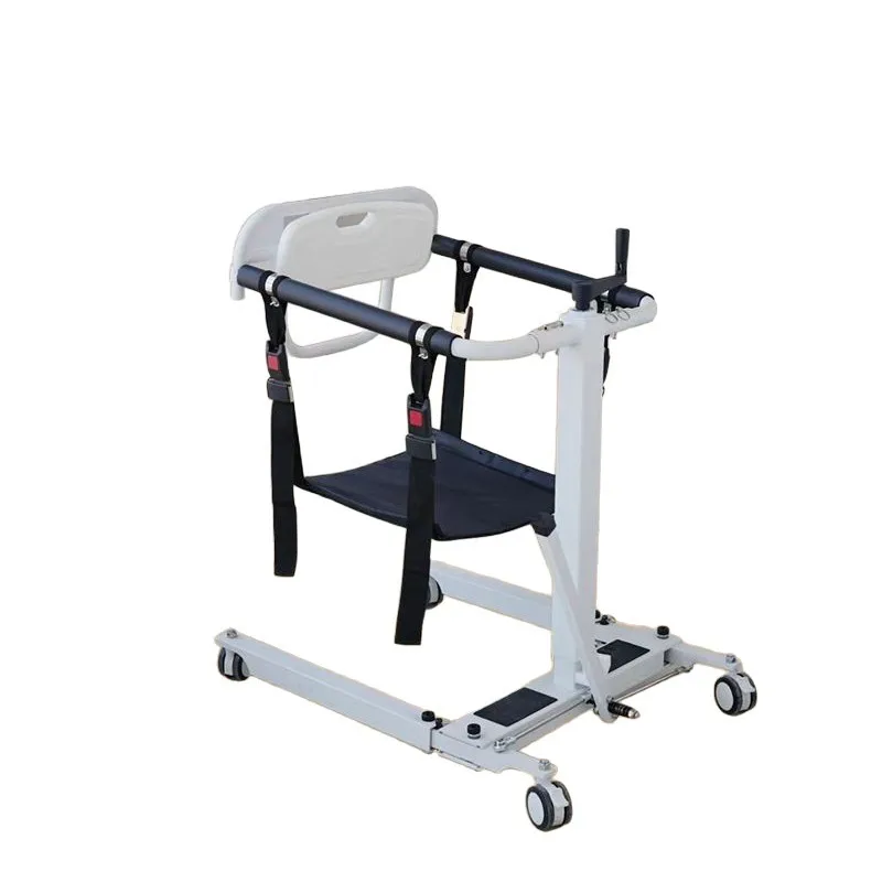 Multi-functional care transfer chair mobility vehicle walker mobile machine armrest frame elderly transfer chair bed