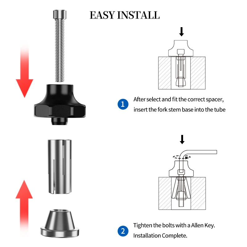 Metal Motorcycle Fork Stem Mount Base with Stem Holes 12mm to 25.4mm In Diameter  B Size 1 Inch Ball Double Socket Arm