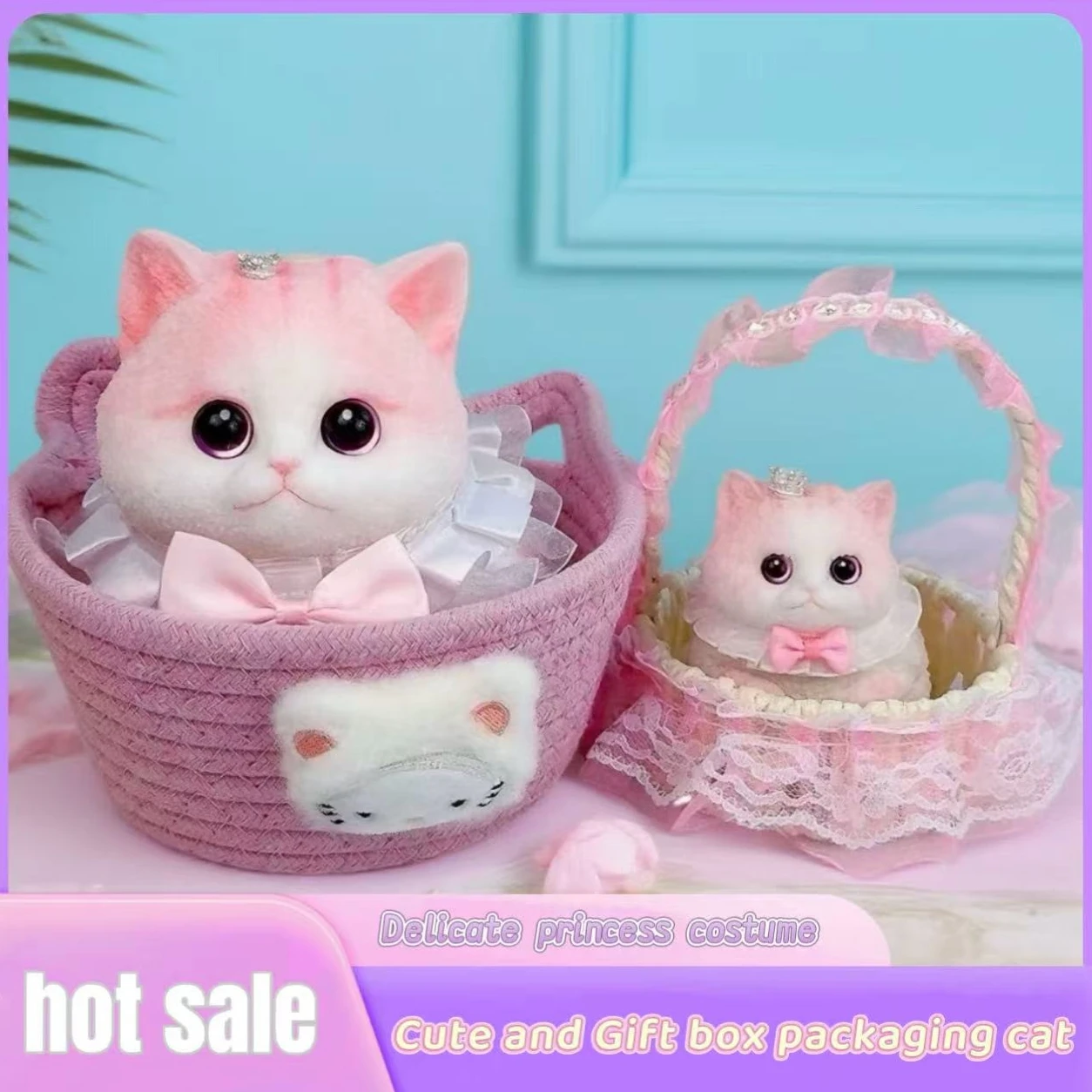 แมวน่ารักอ้วนอ้วน ของเล่นบีบคลายเครียด นุ่มสบาย ช่วยคลายความเครียด เหมาะสำหรับวางบนโต๊ะทำงาน