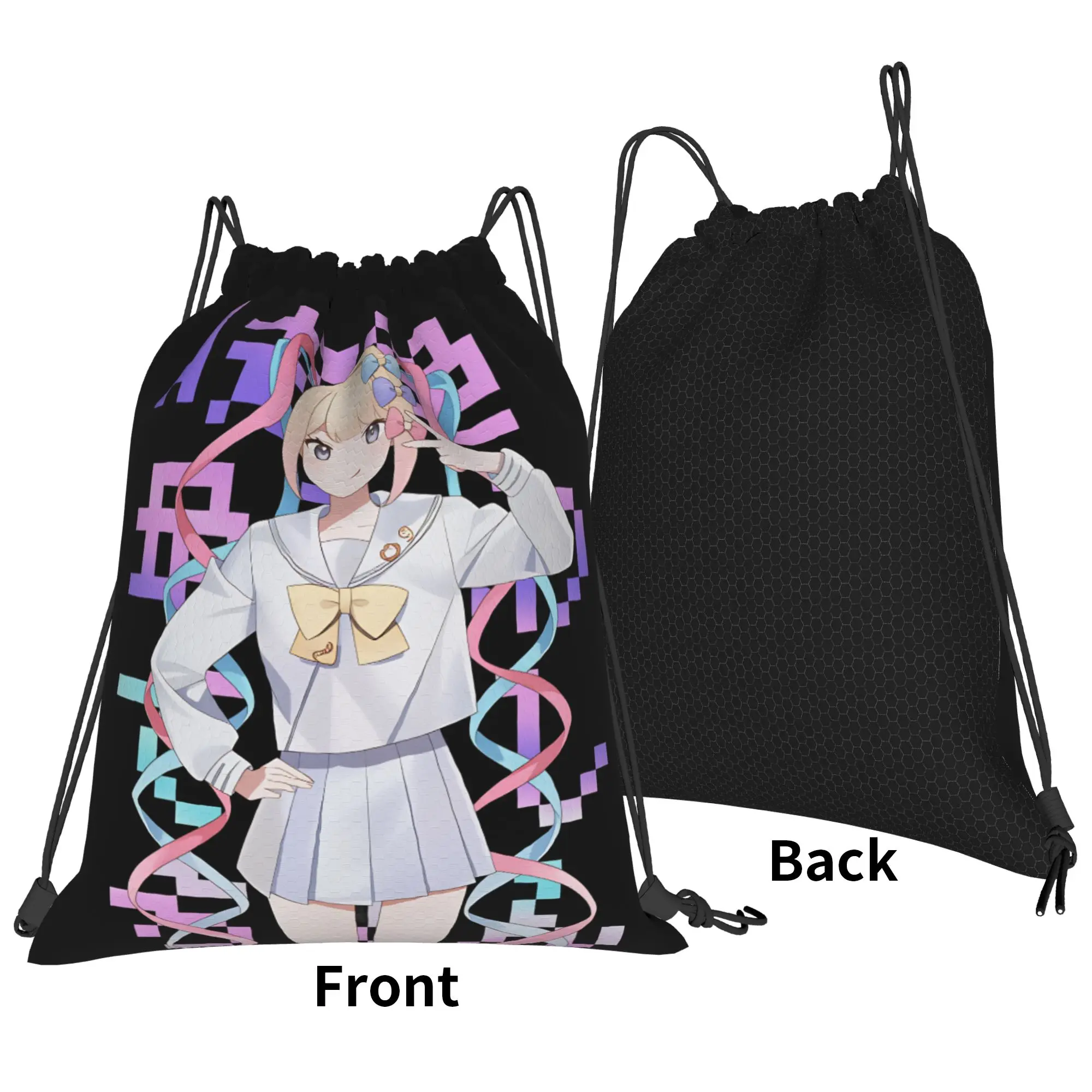 Needy Streamer Overload Drawstring Bag Video Game Sports Women BackpackPortable YSK Fashion Sackpack String Bags