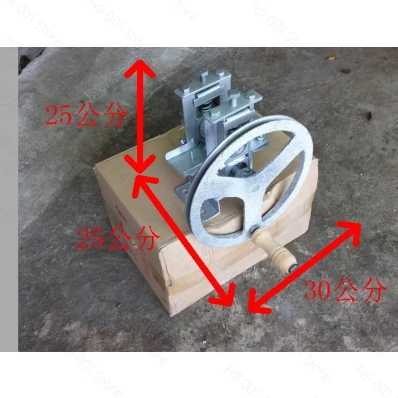 Small Electric Strip Breaking Machine Hand Cranked Opening Strip Layering Tool Bamboo Breaking Household Processing Layering