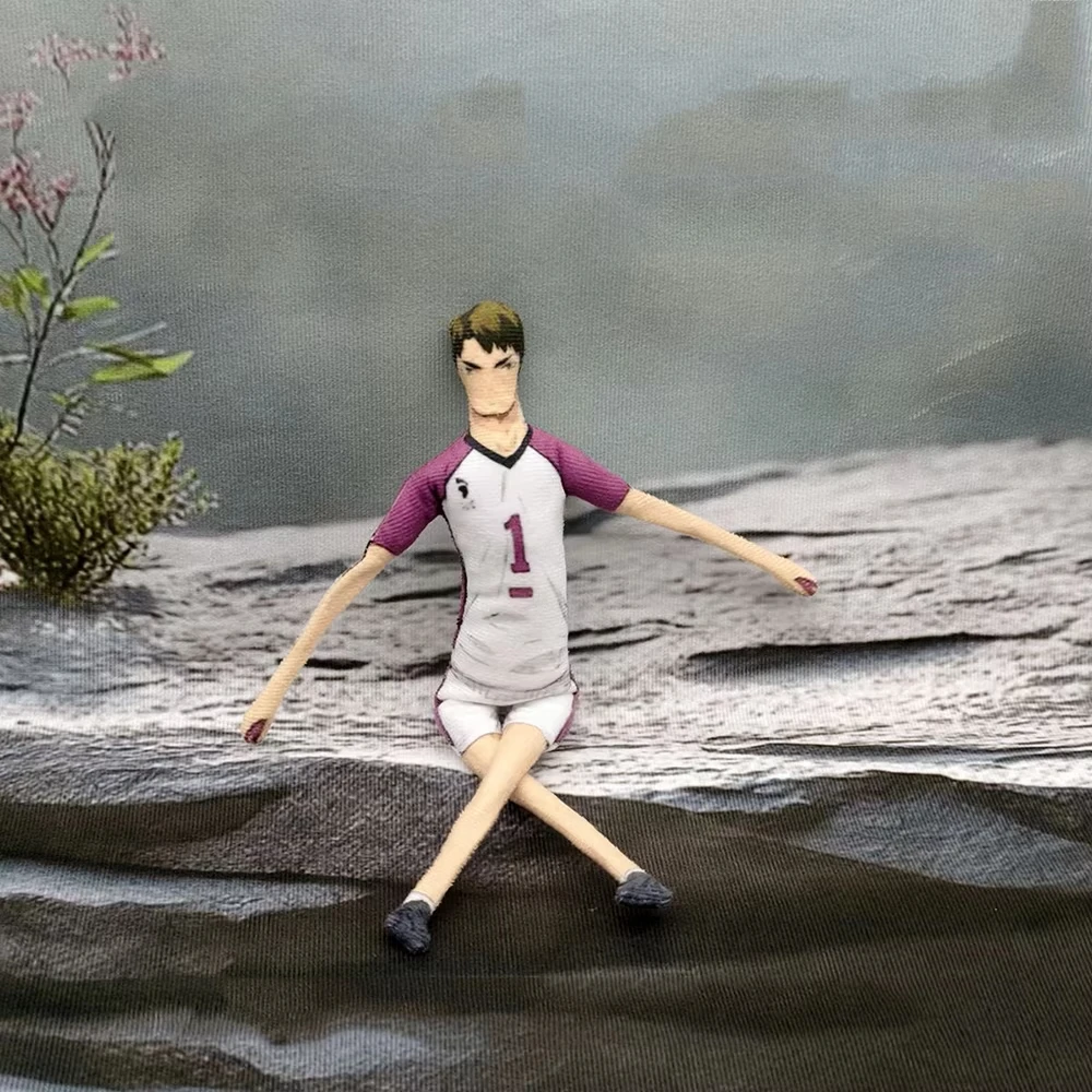 Anime Haikyuu Hinata Shoyo Kozume Kenma Cosplay Baumwolle Puppe Eisendraht Skelett Twistable Abstrakte Cartoon Figur Lustige Puppen – Detail 8