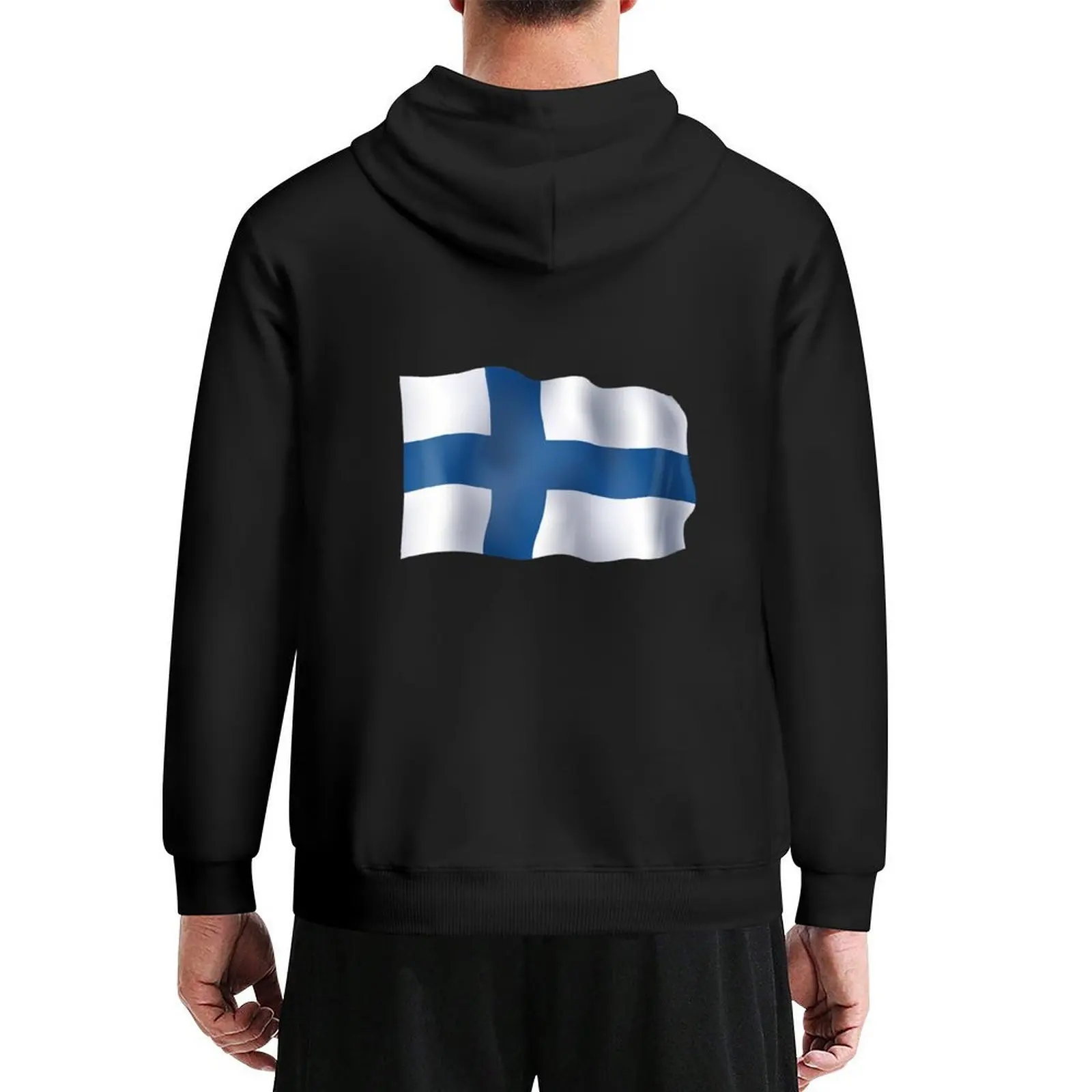 

Finland flag Hoodie hooded shirt autumn jacket men men's clothes korean autumn clothes hoodie men