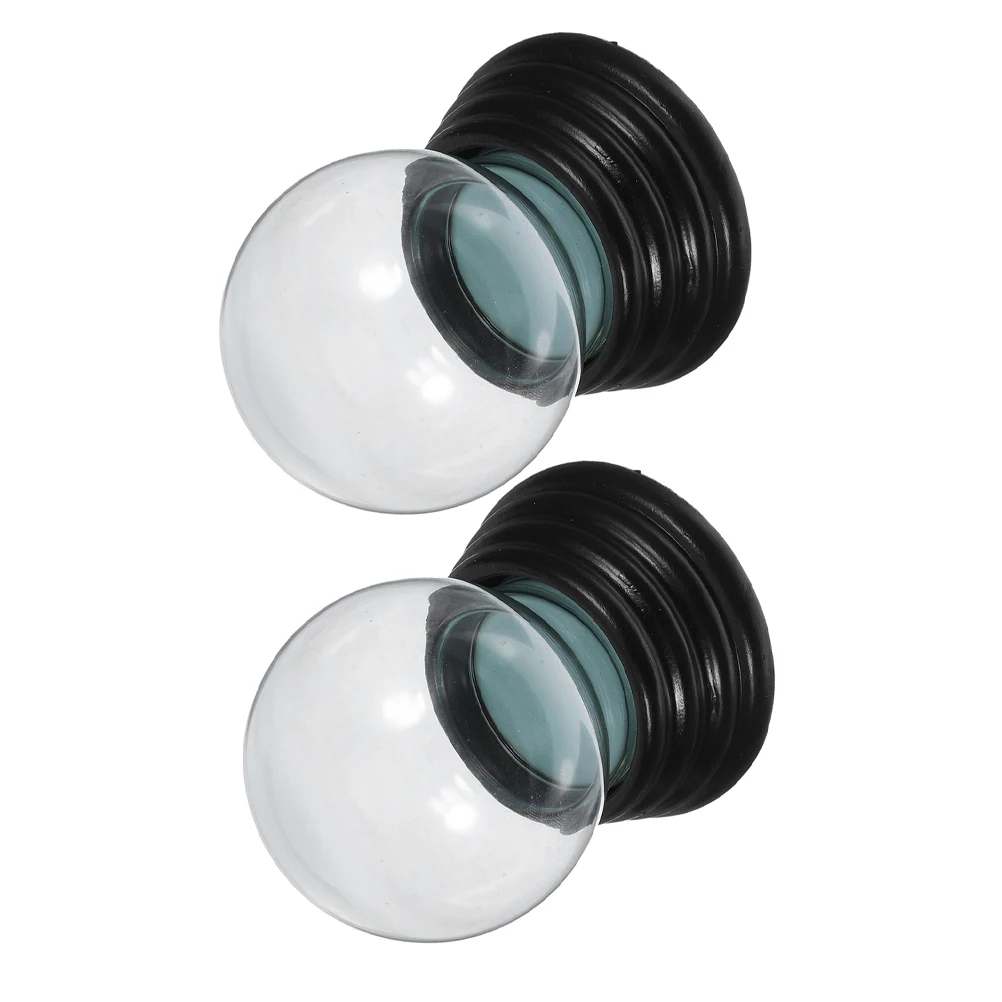 

2pcs Clear Glass Diy Snow Kit Christmas Craft Fillable Water Globe Jar Screw-Off Cap Empty Holiday Decoration Globe Party Favor