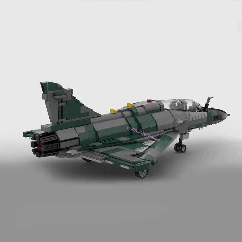 1269PCS WW2 Military MOC 1:35 scale Dassault mirage 2000D jet fighter Model creative ideas high-tech Toy aircraft Plane Blocks