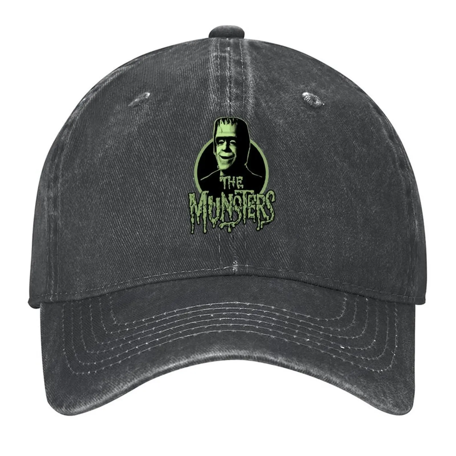 

Бейсбольная кепка Munsters Horror на Хэллоуин, шляпа-дерби, шляпа с помпоном, модная новая бейсболка в шляпе для мужчин и женщин