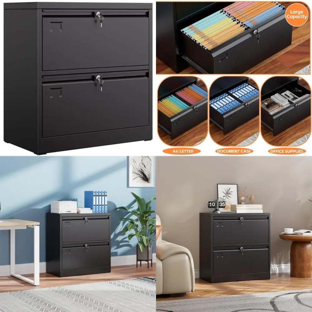 Aobabo 2-Drawer Loc…