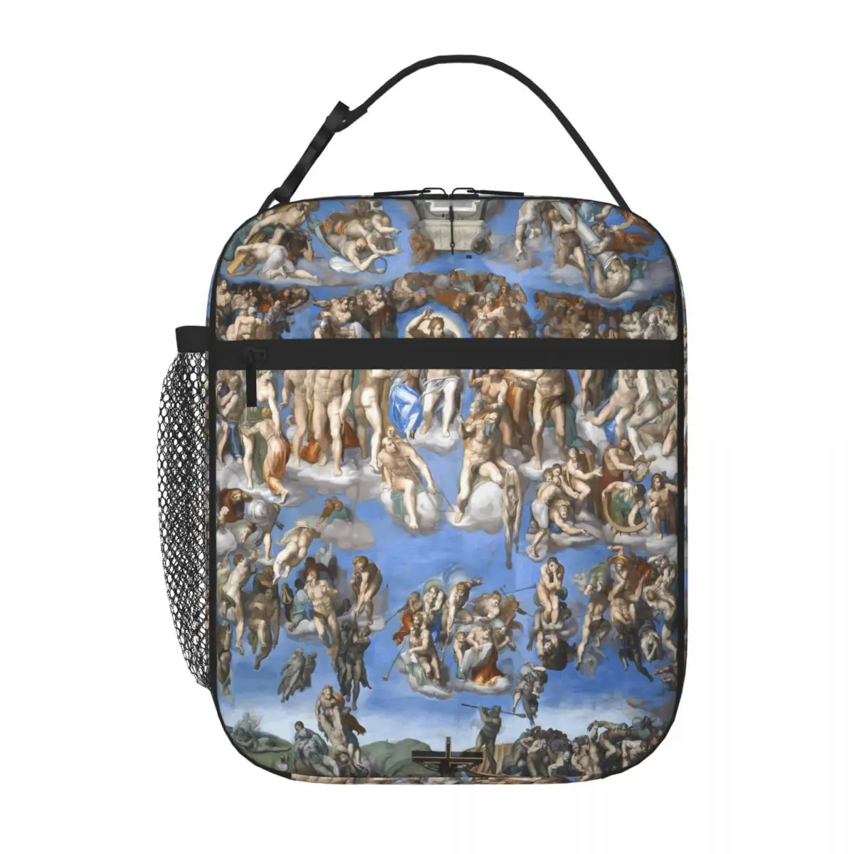 Bestselling The Last Judgment Michelangelo Nautical Lunch Tote Student Bento Travel Lunch Bag