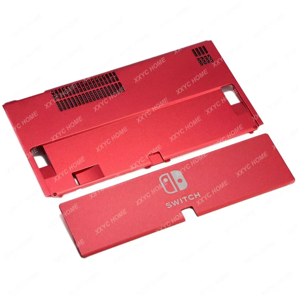 Switch Oled Aluminum Alloy Replacement Back Plate Joy Con Housing Shell Cover for NS Oled Metal Shell Cover