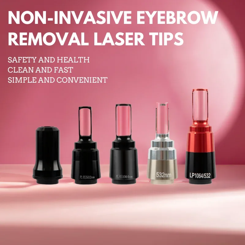 Precision Laser Tips for Safe Tattoo & Eyebrow Removal - Clean, Convenient, and Effective Skin Renewal Solution