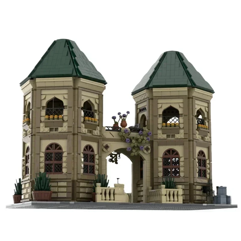 Street View Ster Films Model MOC Bouwstenen Tuinhuizen Modulaire Technologie Geschenken Vakantie Monteer Kinderspeelgoed Pak