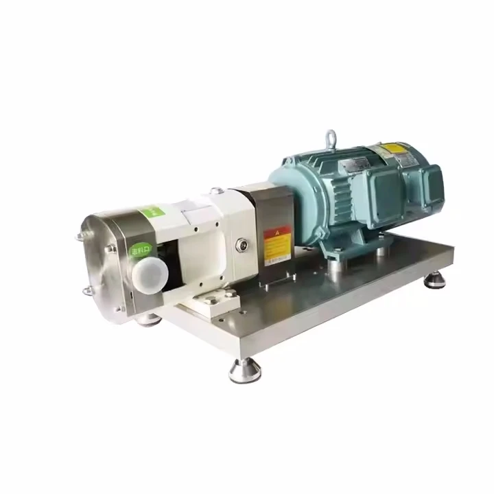 Sanitary Stainless Steel 304 Filling Machine Transfer Rotor Pump High High Viscosity Honey Chocolate Miniature Gear Pump