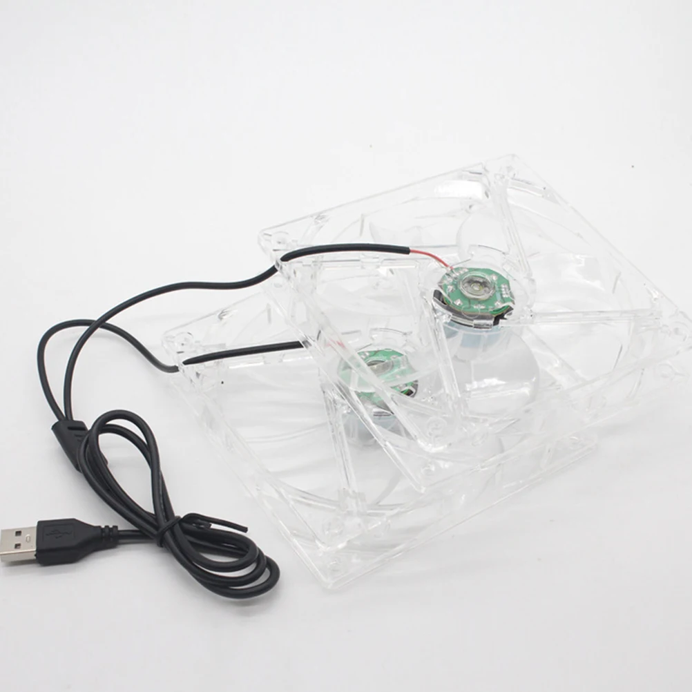 

12cm USB Cooling Fan for Router Computer Cabinet ABS Silent Heat Dissipation Portable Hard Drive Modem High