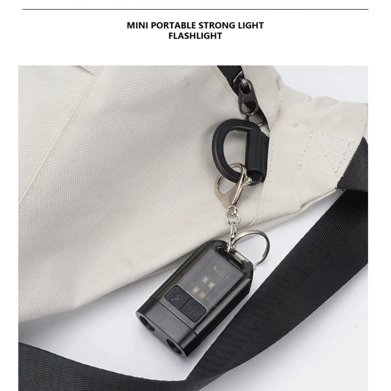 Mini Flashlight Super Bright Camping Torch 9 Modes Cap Clip Headlamp Portable Keychain Bag Light Emergency Magnetic Work Light