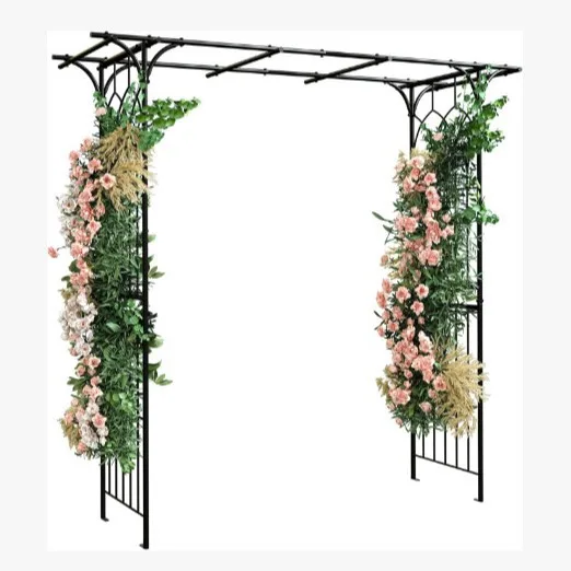 Garden arched lattice for climbing plants, outdoor backyard lawns, wedding arches for ceremonies