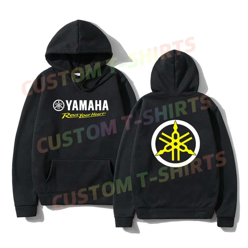 2024 Oversized Essential Men Yamahas Revs Your Heart Hoodies Women Thermal Sportswear Long Sleeves Unisex S-3XL