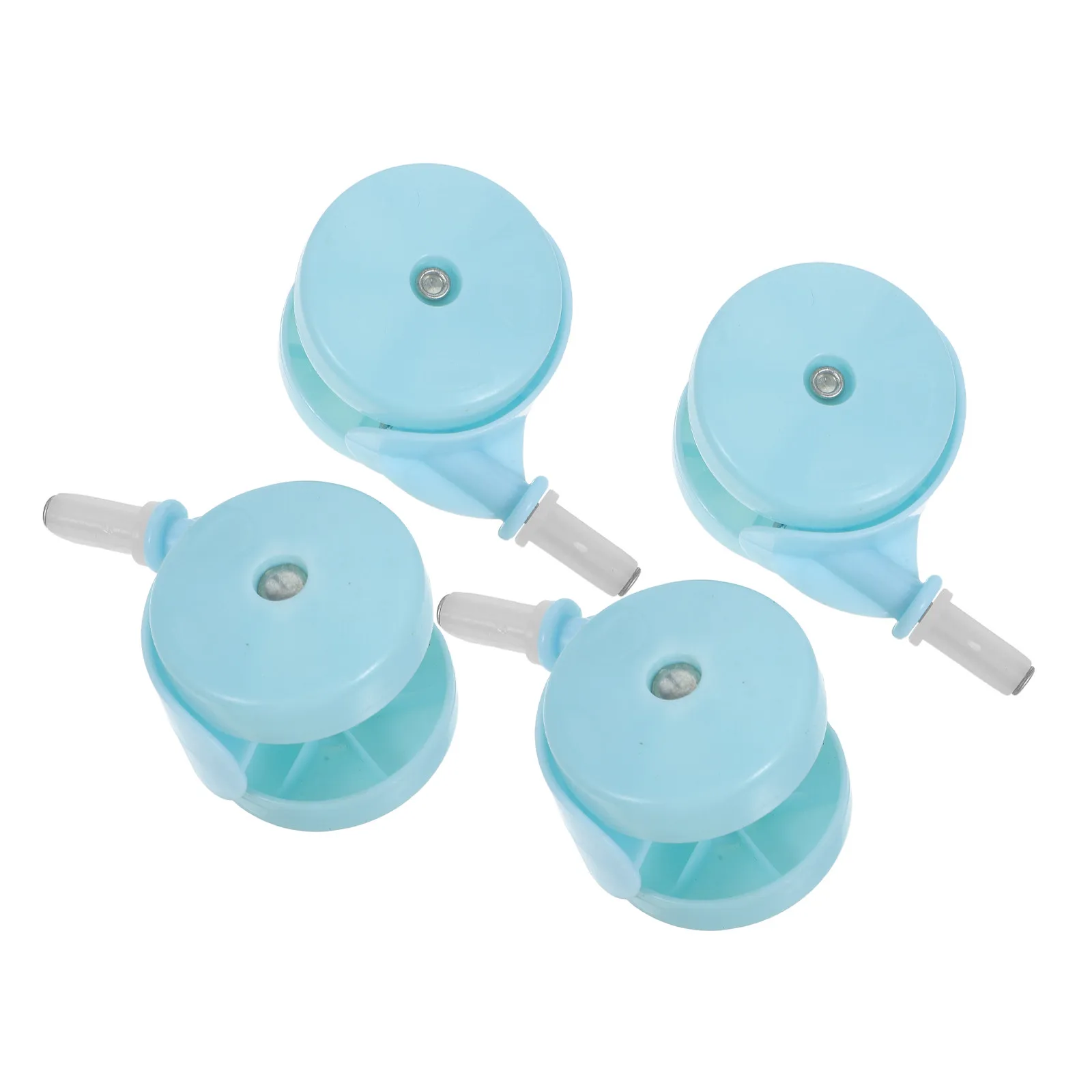 

4Pcs Universal Plug in Baby Walker Wheels Silent Swivel Casters Stroller Trolley Indoor Outdoor Learning to Walk Wheel