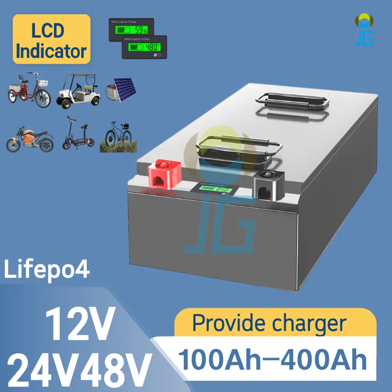 

Lifepo4 12 В 100 Ач 200 Ач 280 Ач 24 В 48 В 100 Ач с приложением Bluetooth BMS для инвертора 1200 Вт EV Пропеллер для рыбацкой лодки