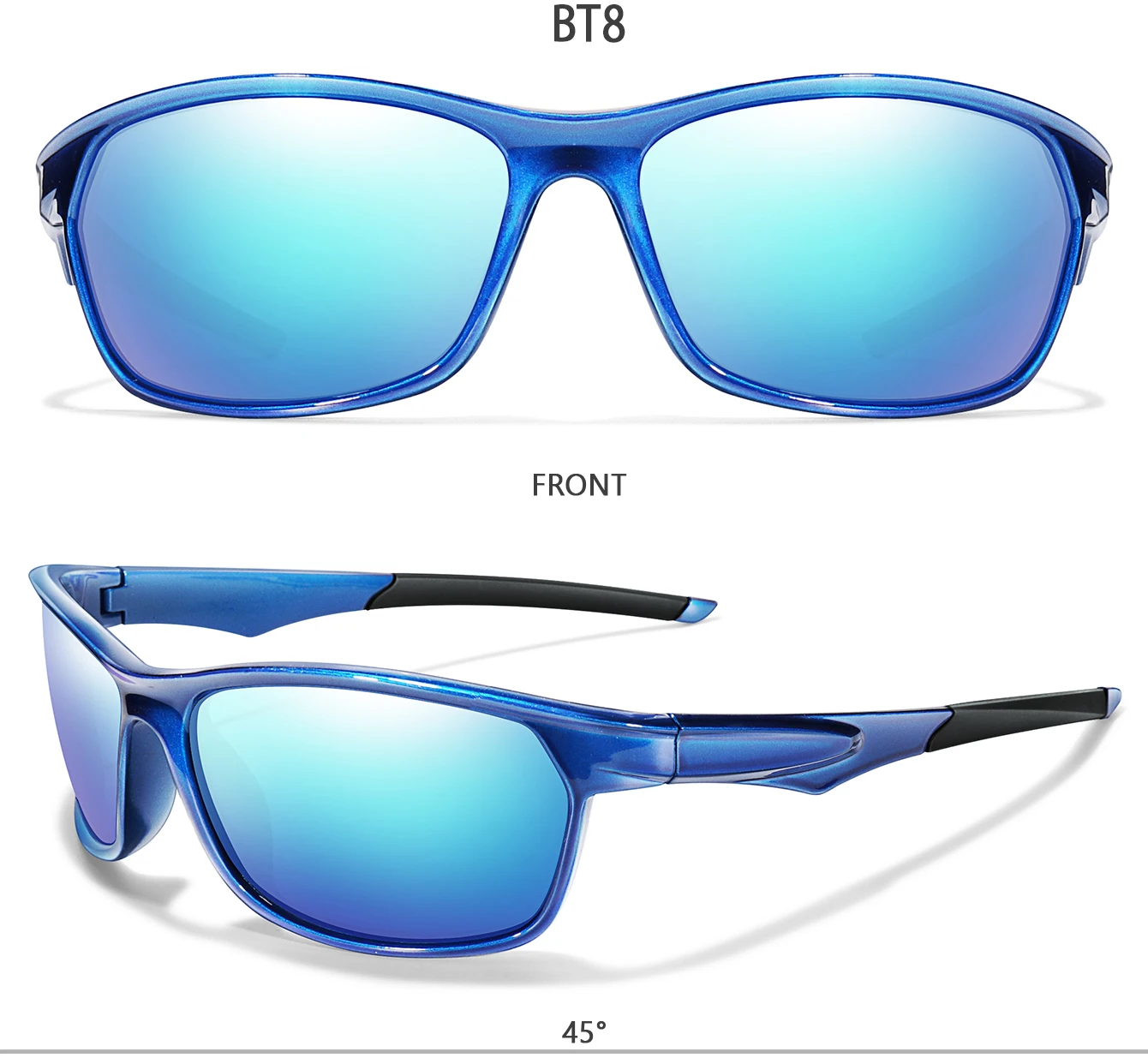 KAROS Marken-Polarisierte Sonnenbrille für Herren, Anglerbrille, Klassische Fahrbrille – Detail 11