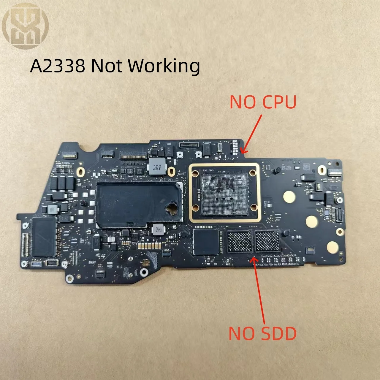 

For MacBook Pro 13" A2338 M1 2020 Logic Board 820-02020-A Maintenance Auxiliary Materials Not Working Fault