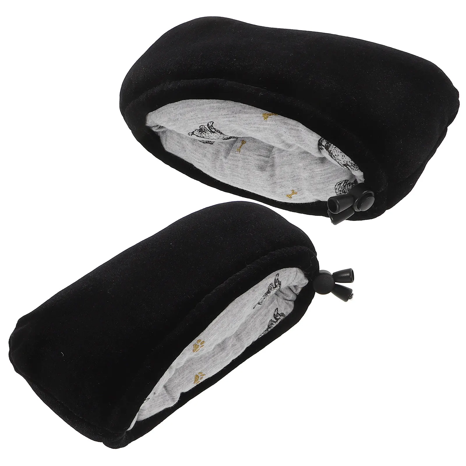 

1Pair Fabric Sponge Crutch Covers for Underarm Comfort Thickened Breathable Wear-Resistant Reusable Daily Use Crutch Pads