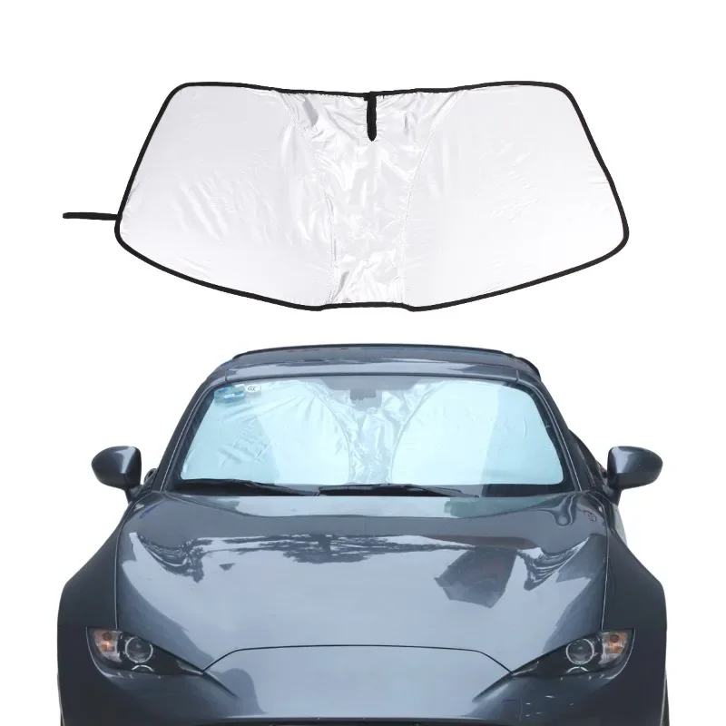 Car Windshield Sunshade Cover For Mazda MX-5 ND 2016-2024 Auto Front Window Sun Visor UV Protection Curtain Accessories