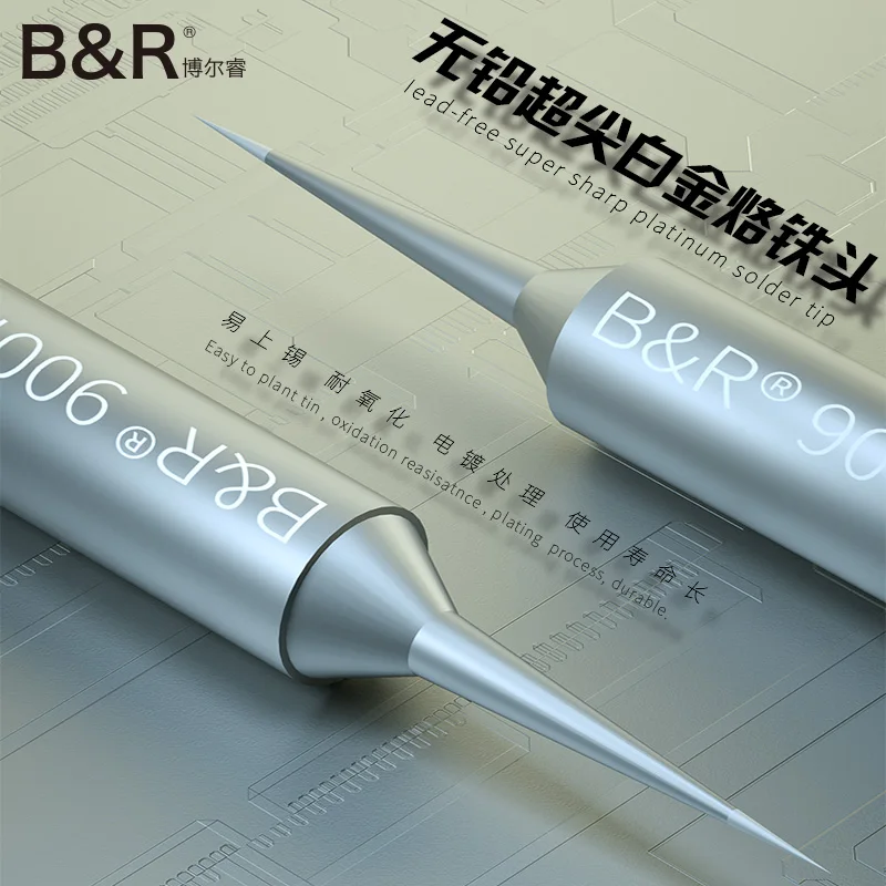 BR Super sharp Flying wire soldering iron tip 900M lead-free copper solder tip for 936 soldering station electric iron