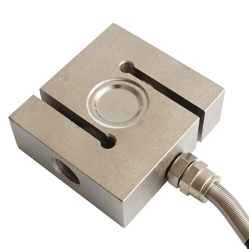 High-precision S-type Weighing Sensor Weight Tensile Pressure Mixing Station Belt Scale Tensile Force Measurement DYLY104